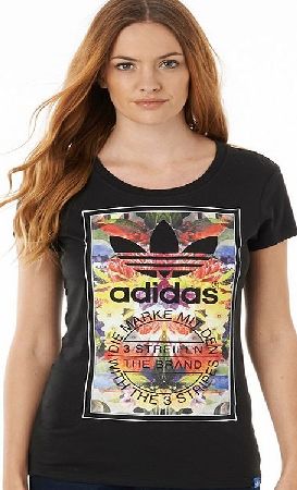 adidas Originals Womens Flower Madness T-Shirt