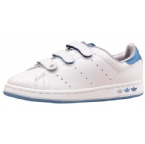 adidas Originals Womens Stan Smith Velcro 2.5 Trainer White/Blue