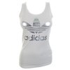 Womens Trefoil Tank Top (White)