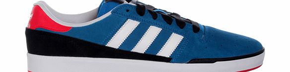 Pitch Blue/White Suede Trainers