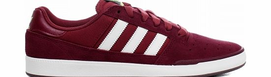 Adidas Pitch Dark Red Suede Trainers