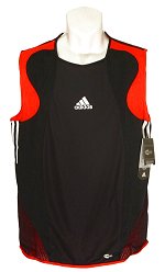 Adidas Predator Pulse DLC Sleeveless Vest Black/Red Size Medium
