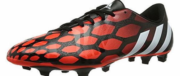 Predito LZ FG Mens Football Boots, Black/White/Red, UK10