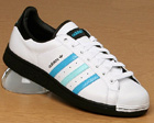 Adidas Pro Lawn White/Aqua/Sky Leather Trainer