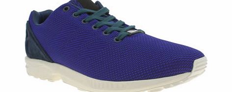 Adidas Purple Zx Flux Weave Trainers