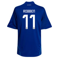 Adidas Real Madrid Away Shirt 2008/09 with Robben 11