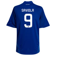 Adidas Real Madrid Away Shirt 2008/09 with Saviola 9.