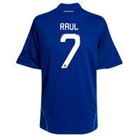 Adidas Real Madrid Away Shirt with 2008/09 with Raul 7.