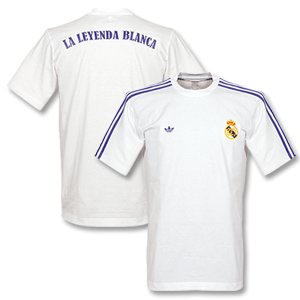 Adidas Real Madrid Heritage T-Shirt - white