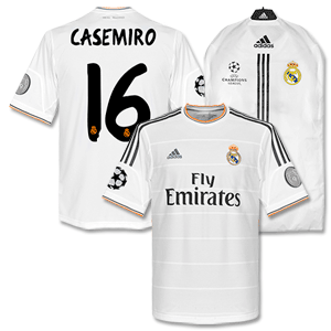 Real Madrid Home Champions League Casemiro Shirt