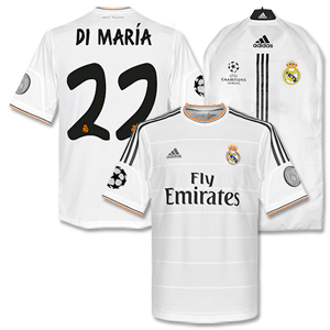 Adidas Real Madrid Home Champions League Di Maria Shirt