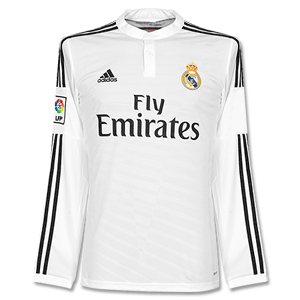 Adidas Real Madrid Home L/S Shirt 2014 2015
