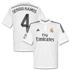 Adidas Real Madrid Home Sergio Ramos Shirt 2014 2015