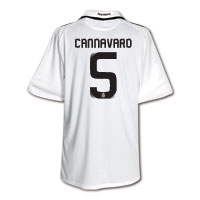 Adidas Real Madrid Home Shirt 2008/09 with Cannavaro 5