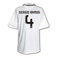 Adidas Real Madrid Home Shirt 2008/09 with Sergio Ramos