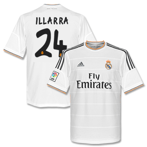 Real Madrid Home Shirt 2013 2014 + Illarra 24