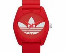 Adidas Red Santiago Silicone Watch