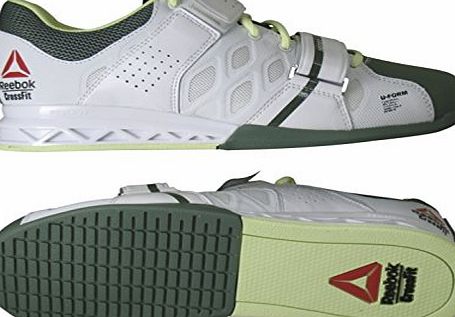 adidas REEBOK CrossFit Lifter Ladies Shoe, White/Green, UK5