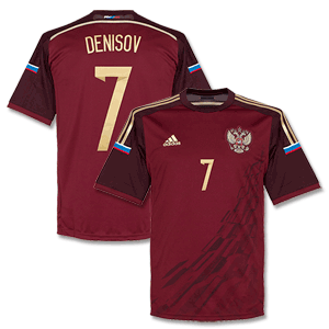 Adidas Russia Home Denisov Shirt 2014 2015