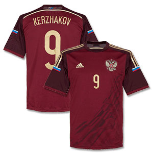 Adidas Russia Home Kerzhakov Shirt 2014 2015