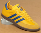 Adidas Samba 2 Yellow/Blue Leather Trainers