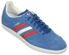 Samba Blue/Red/White Suede Trainers