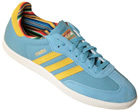 Adidas Samba Blue/Yellow Leather/Suede Trainers