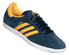 Adidas Samba Navy/Yellow Suede Trainers
