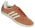 Adidas Samba Orange/White Suede Trainers
