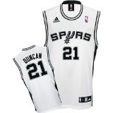 San Antonio Spurs White #21 Tim Duncan NBA Jersey XL