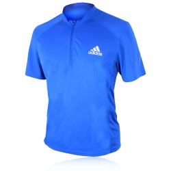 Adidas Sequence Half-Zip Short Sleeve T-Shirt