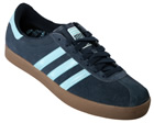 Adidas Skate Navy/Sky Blue Suede Trainers