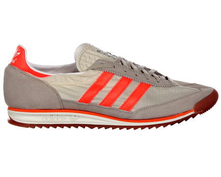 Adidas SL 72 Beige/Infrared Nylon Trainers
