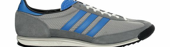 Adidas SL72 Grey/Blue Bird Nylon Trainers