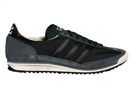SL72 Navy/Grey Material Trainers