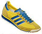Adidas SL72 Yellow/Blue Material Trainers