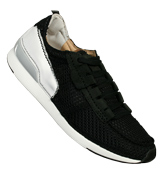 Adidas SLVR 7-Piece Black Mesh Trainers