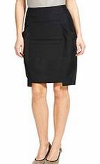 adidas SLVR Black fitted form skirt