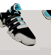 Concept Navy and White Trainers