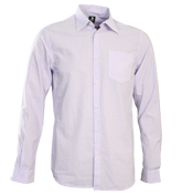 Form Purple and White Stripe Shirt