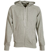 FT Grey Hooded Full Zip Sweatshirt