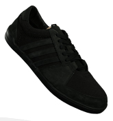 Adidas SLVR Hoops Low Black Canvas and Leather