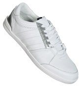 Adidas SLVR Hoops Low White Leather Trainers