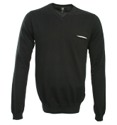 Adidas SLVR Knit Pocket Black Sweater
