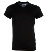Adidas SLVR Modss Black V-Neck T-Shirt