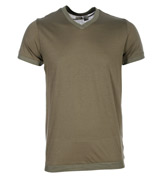 Adidas SLVR Modss Tarnish V-Neck T-Shirt