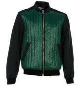 Adidas SLVR Quilt Green and Black Jacket