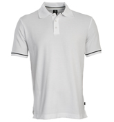 Adidas SLVR White Pique Polo Shirt