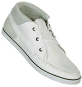 Winter Moc White Leather Moccasins