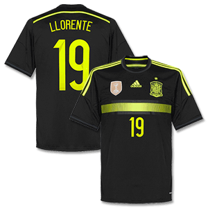 Adidas Spain Away Llorente Shirt 2014 2015